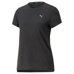 Discount Run Favorite Heather Running Shirt Women - Dark Grey Running Clothing