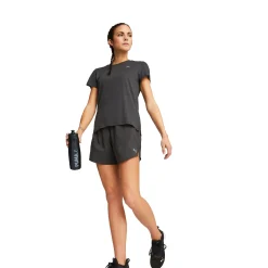 Discount Run Favorite Heather Running Shirt Women - Dark Grey Running Clothing