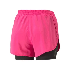 Hot Run Favorite Woven 2in1 3in Shorts Women - Pink, Black Running Clothing|Shorts