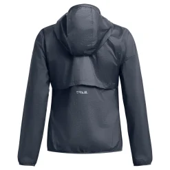 New Run Trail Running Jacket Women - Grey, Green Running Clothing