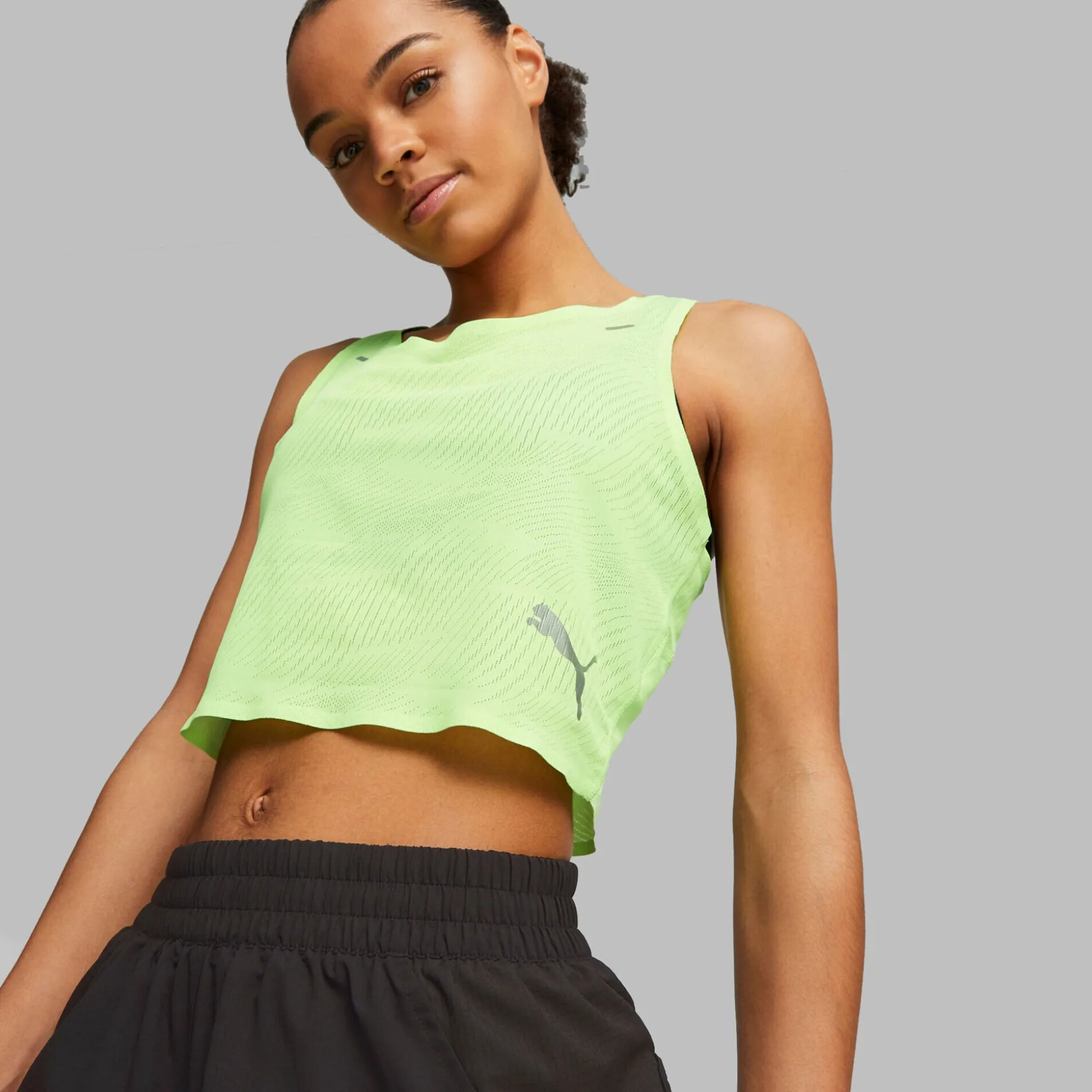 Discount Run Ultraspun Crop Tank Top Women - Running Clothing|Tops