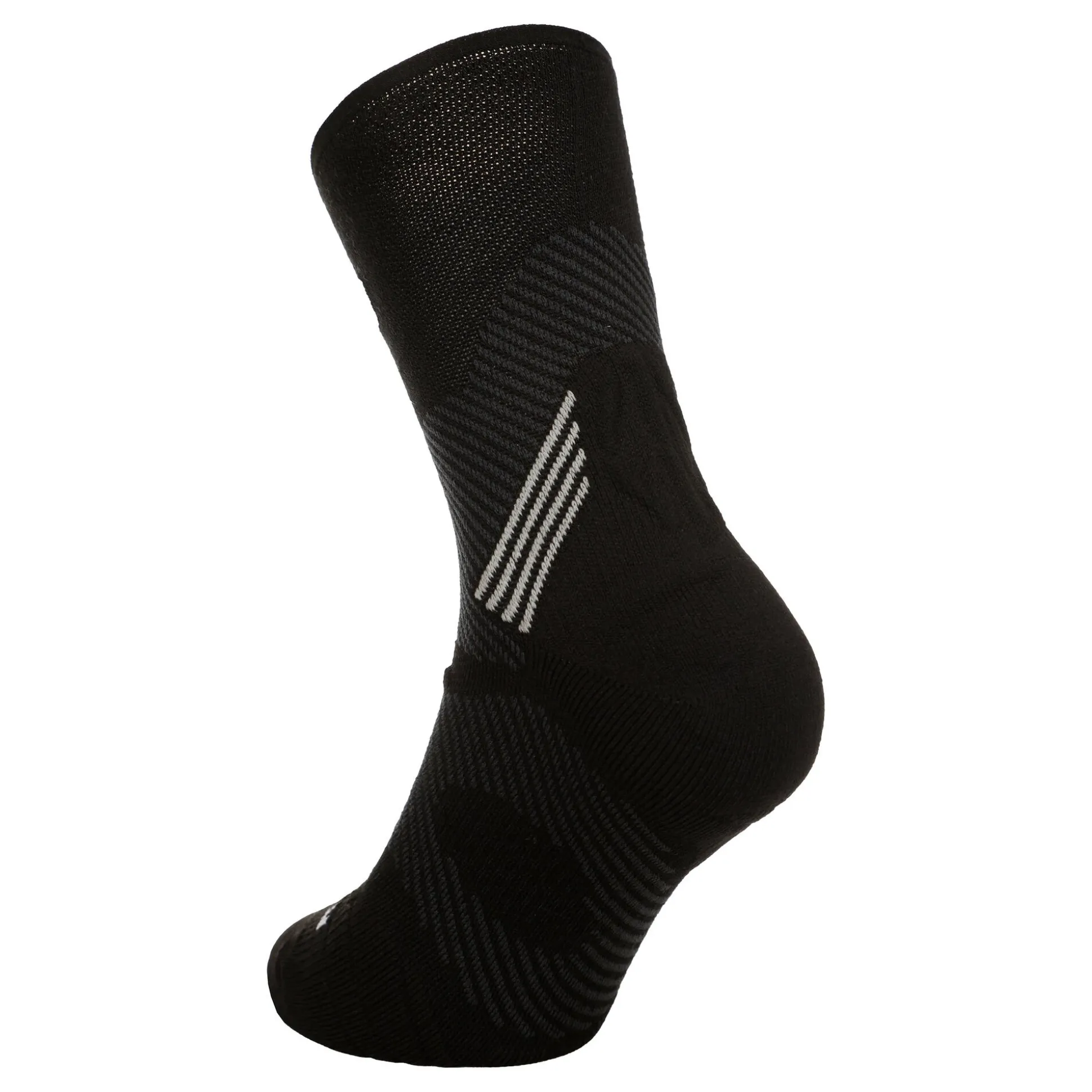 Online Run Winter One Running Socks Women - Black, White Running Clothing