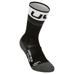 Store Runner'S One Mid Running Socks Women - Black, White Running Clothing