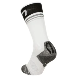 Hot Runner'S One Mid Running Socks Women - White, Black Running Clothing