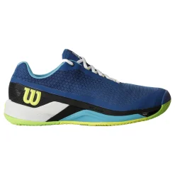 Clearance Rush 4.0 Clay Court Shoe Men - Blue, Black Clay Court Shoes