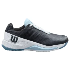 Clearance Rush Pro 4.0 Clay Court Shoe Women - Black, Blue Clay Court Shoes
