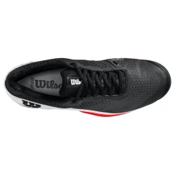 Hot Rush Pro 4.0 Clay Court Shoe Men - Black, Red Clay Court Shoes