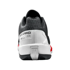 Hot Rush Pro 4.0 Clay Court Shoe Men - Black, Red Clay Court Shoes