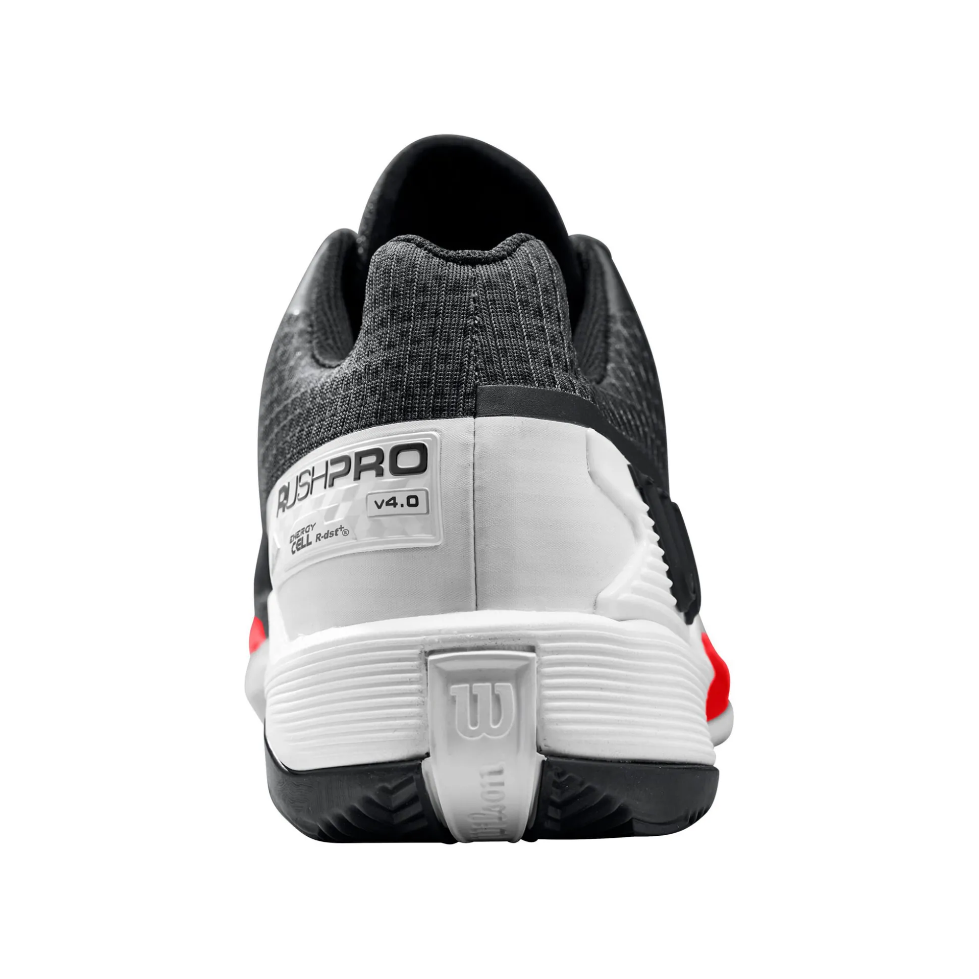 Hot Rush Pro 4.0 Clay Court Shoe Men - Black, Red Clay Court Shoes
