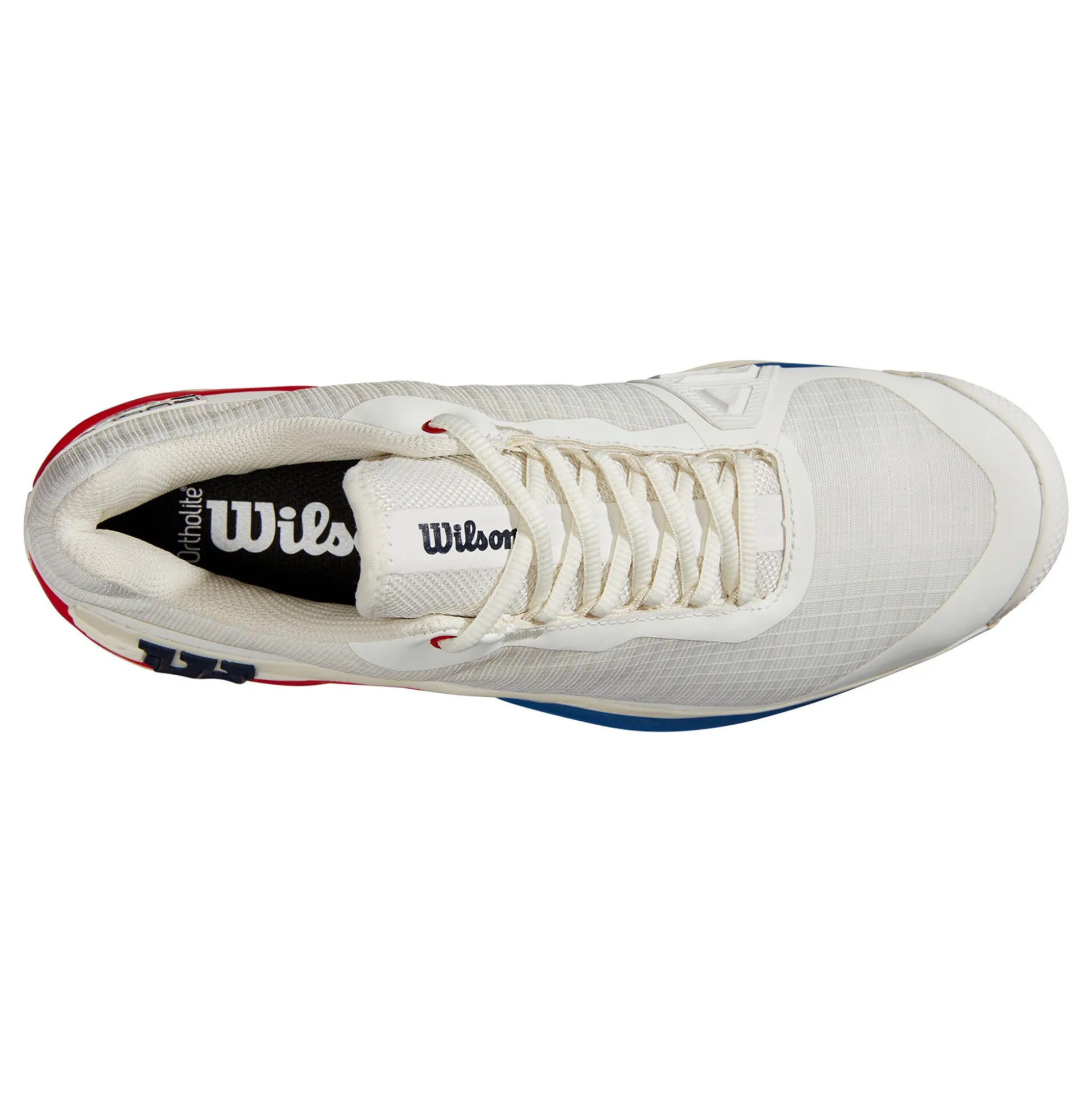 Hot Rush Pro 4.0 Clay Court Shoe Men - White, Red Clay Court Shoes