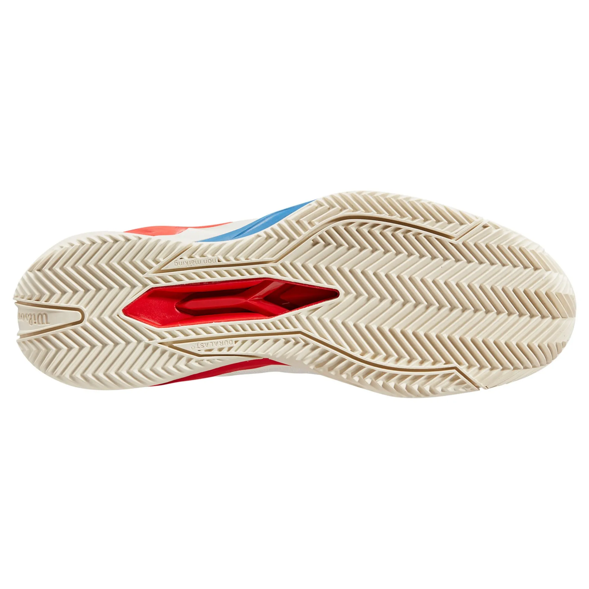 Hot Rush Pro 4.0 Clay Court Shoe Men - White, Red Clay Court Shoes
