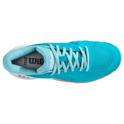 Cheap Rush Pro ACE Clay Court Shoe Women - Turquoise, White Clay Court Shoes