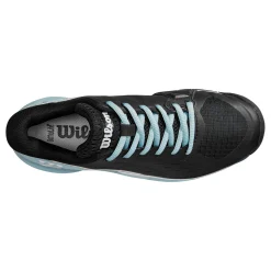 Discount Rush Pro Ace Clay Court Shoe Women - Black, Light Blue Clay Court Shoes