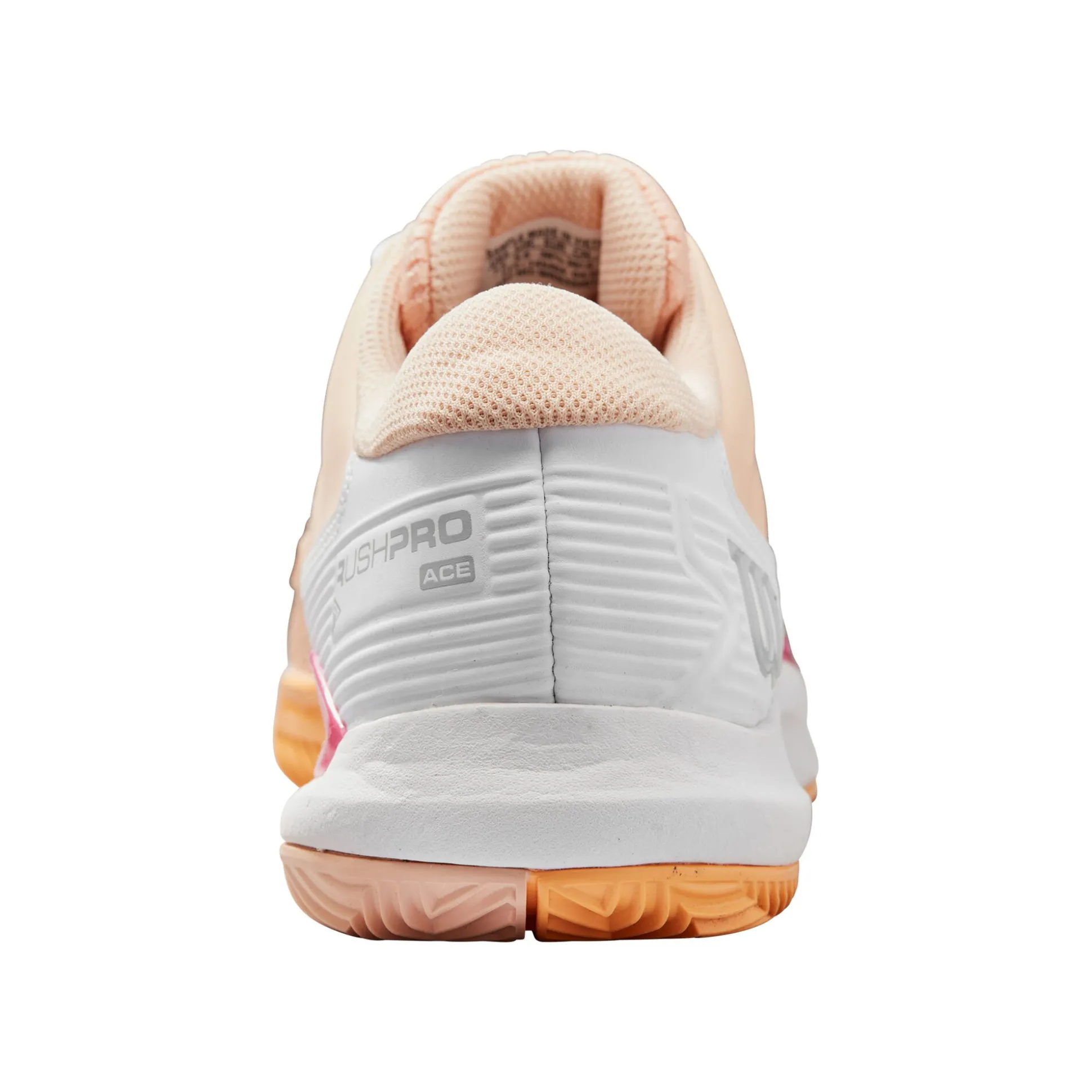 Hot Rush Pro ACE CLY Clay Court Shoe Women - Apricot, White Clay Court Shoes
