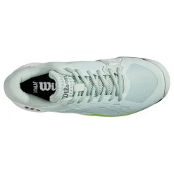 Hot Rush Pro ACE CLY Clay Court Shoe Women - Mint, White Clay Court Shoes