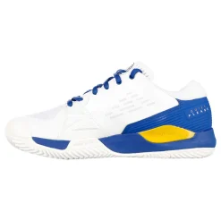 Discount Rush Pro ACE Quiet Please Clay Court Shoe Women - White, Blue Clay Court Shoes