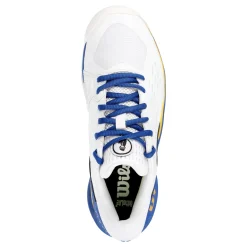 Discount Rush Pro ACE Quiet Please Clay Court Shoe Women - White, Blue Clay Court Shoes