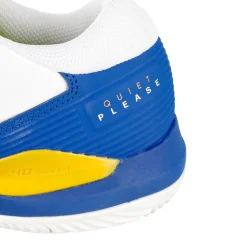 Discount Rush Pro ACE Quiet Please Clay Court Shoe Women - White, Blue Clay Court Shoes