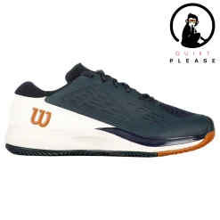 Fashion Rush Pro Ace Quiet Please Clay Court Shoe Men - Dark Blue, White Clay Court Shoes