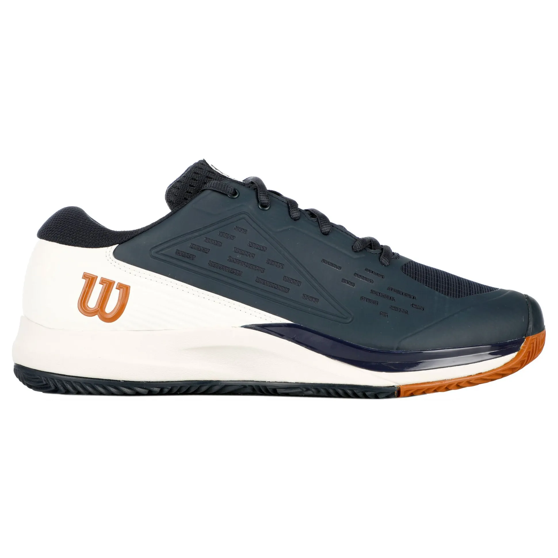 Fashion Rush Pro Ace Quiet Please Clay Court Shoe Men - Dark Blue, White Clay Court Shoes