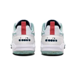 Outlet S. Challenge 5 Clay Court Shoe Women - White, Mint Clay Court Shoes