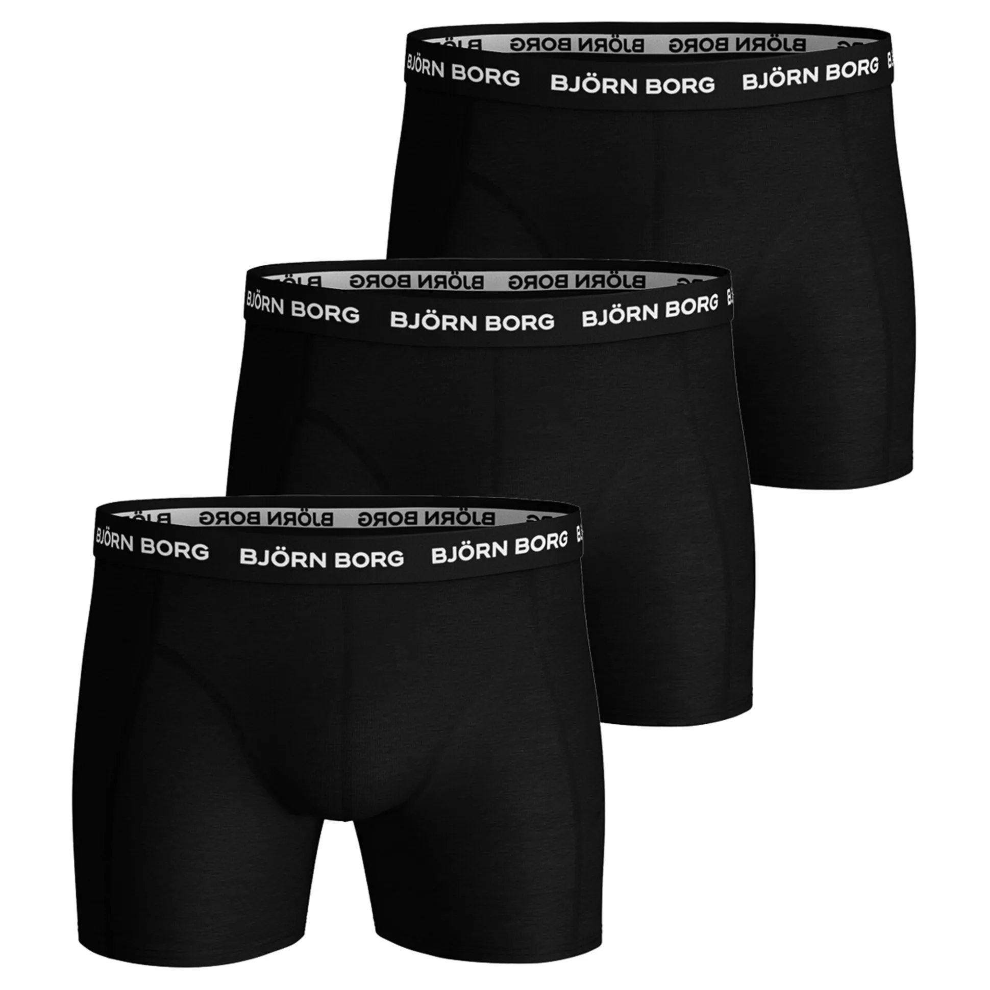 Best Sammy Boxer Shorts 3 Pack Men - Black, White Underwear