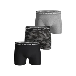Clearance Sammy Boxer Shorts 3 Pack Men - Black, White Underwear