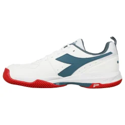 Flash Sale S.Challenge 5 Sl Clay Court Shoe Men - White, Petrol Clay Court Shoes