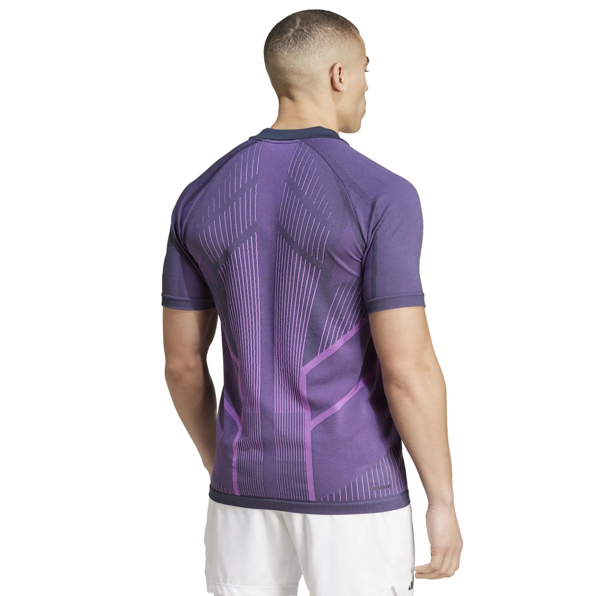 New Seamless Pro Polo Men - Violet, Berry Shirts