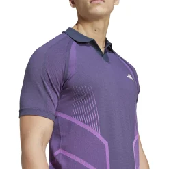 New Seamless Pro Polo Men - Violet, Berry Shirts