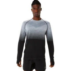 Flash Sale Seamless Running Top Men - Black, Grey Running Clothing