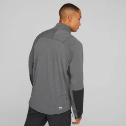 Shop Seasons Raincell Half-Zip Running Top Men - Grey, Black Running Clothing