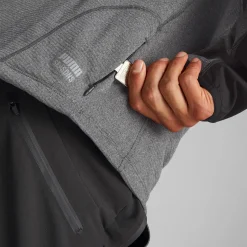 Shop Seasons Raincell Half-Zip Running Top Men - Grey, Black Running Clothing