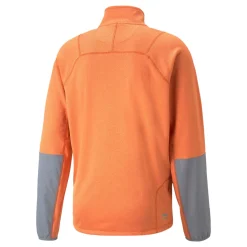 Discount Seasons Raincell Half-Zip Running Top Men - Orange, Grey Running Clothing