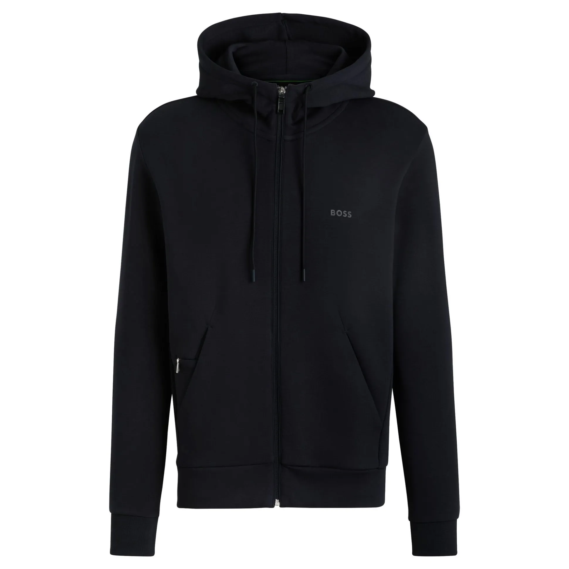 Online Shaggy Zip Hoodie Men - Dark Blue Jackets|Shirts