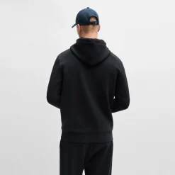 Online Shaggy Zip Hoodie Men - Dark Blue Jackets|Shirts