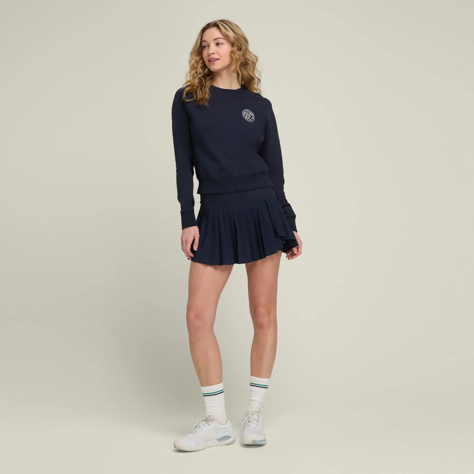 Cheap Sideline Crew Sweatshirt Women - Dark Blue Hoodies & Sweaters