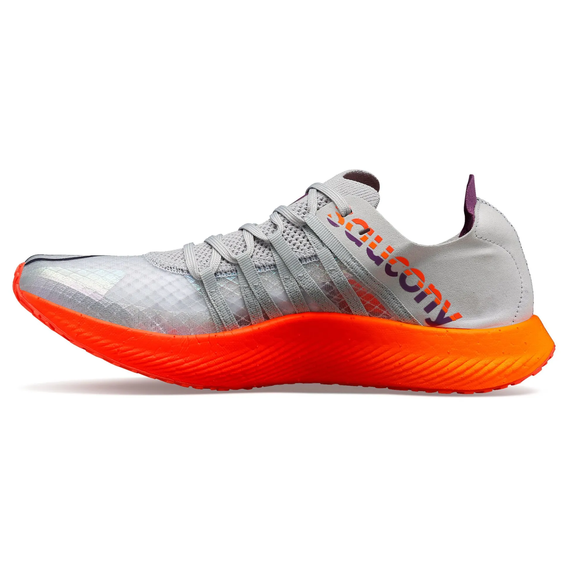 Cheap Sinister Competition Running Shoe Men - White, Orange Running Shoes