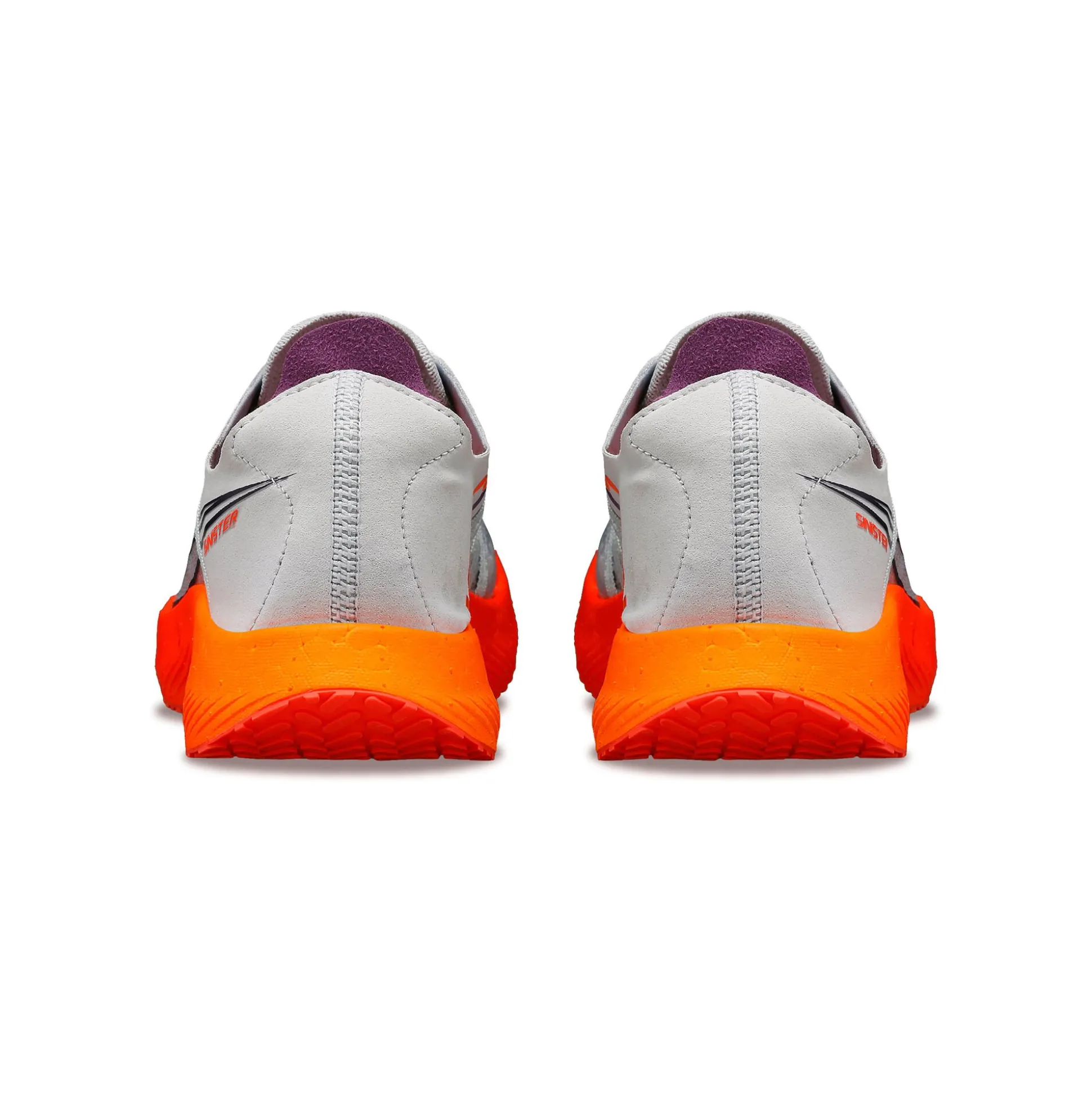Cheap Sinister Competition Running Shoe Men - White, Orange Running Shoes
