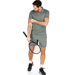 Cheap Slam Shorts Men - Sage, Red Shorts