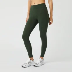 Shop Sleek Tight Women - Dark Green Pants