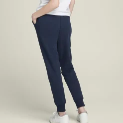 Cheap Slim Jogger Training Pants Women - Dark Blue Pants