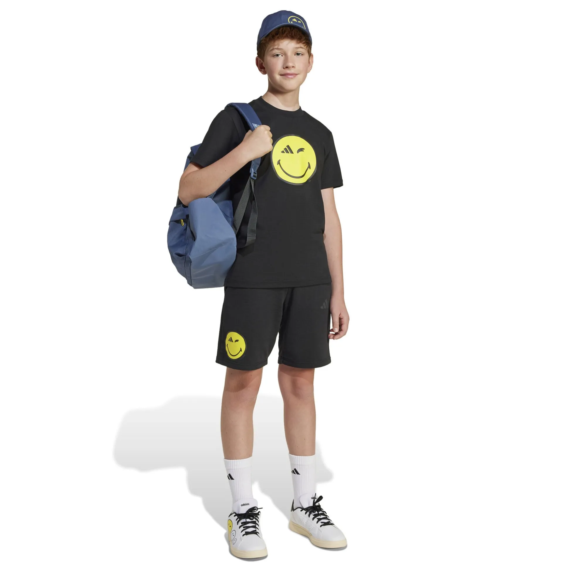 Fashion Smileyworld Graphic T-Shirt Kids - Black, Yellow Shirts