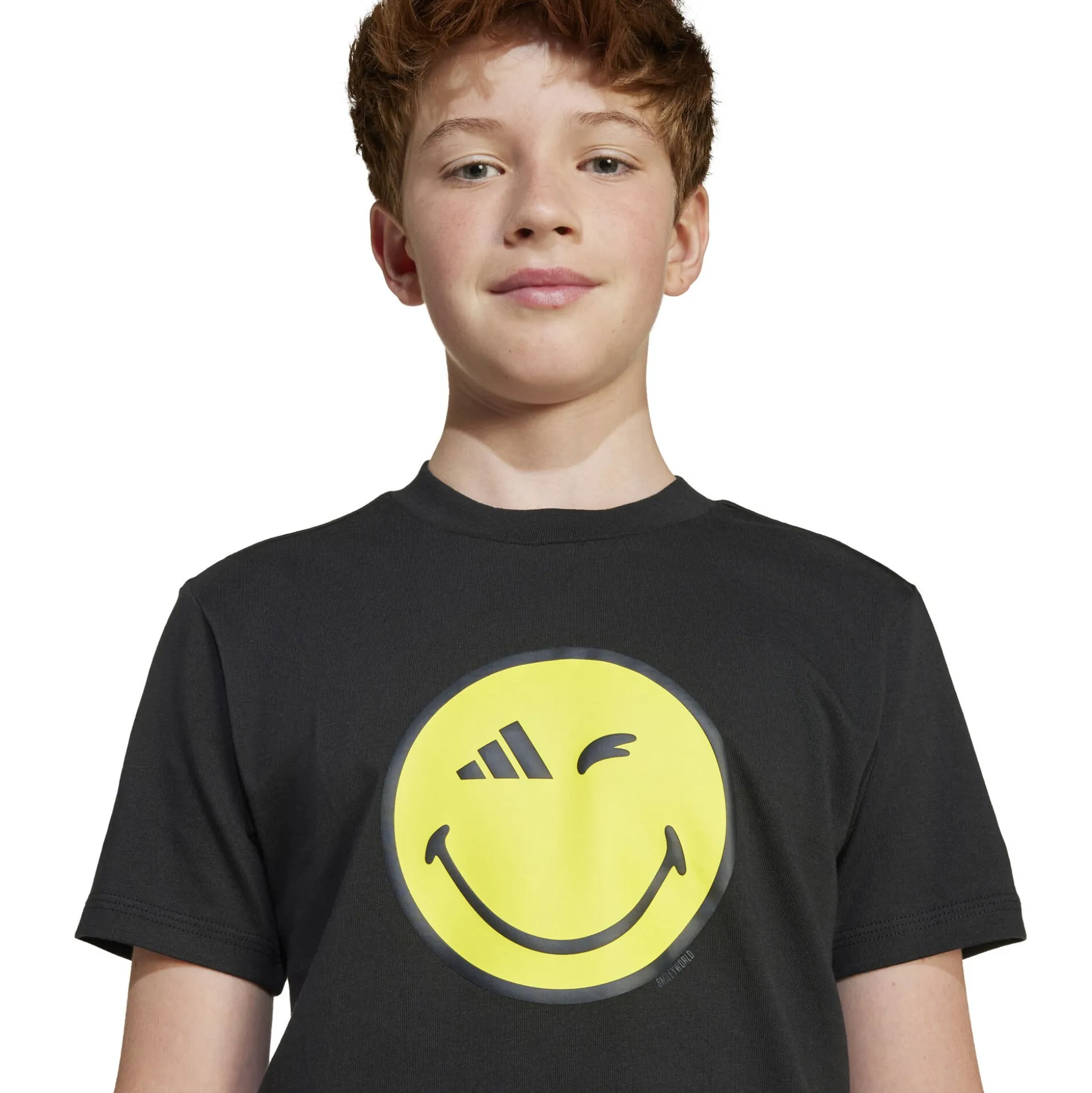 Fashion Smileyworld Graphic T-Shirt Kids - Black, Yellow Shirts
