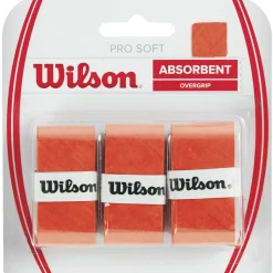 New Soft Overgrip 3 Pack - Orange Grips