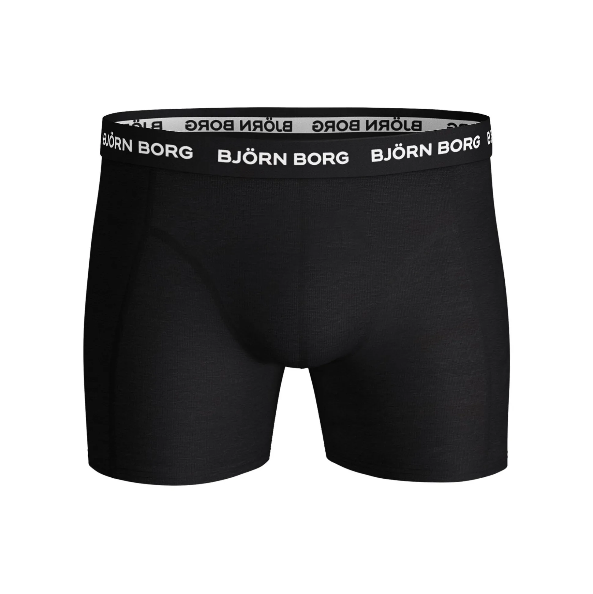 Online Solid Sammy Boxer Shorts 5 Pack Men - Black, White Underwear