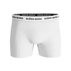 Online Solid Sammy Boxer Shorts 5 Pack Men - Black, White Underwear