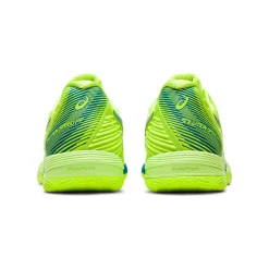 Best Solution Speed FF 2 Clay Court Shoe Women - Neon Green, Blue Clay Court Shoes