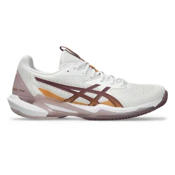 Clearance Solution Speed FF 3 Clay Court Shoe Women - White, Brown Clay Court Shoes