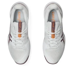 Clearance Solution Speed FF 3 Clay Court Shoe Women - White, Brown Clay Court Shoes